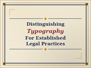 Distinctive Script Fonts for Law Firm Logos